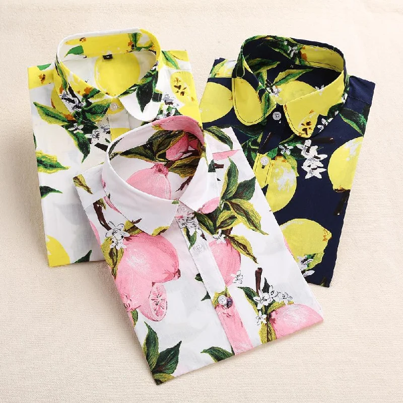 Women Shirts Blouses Vintage Print Long Sleeve Women Tops Cotton Ladies Fashion Plus Size 5XL Clothing-- Fleece Fabric Down Fabric Feather Fabric Women Shirts Blouses Vintage Print Long Sleeve Women Tops Cotton Ladies Fashion Plus Size 5XL Clothing-- Fleece Fabric Down Fabric Feather Fabric