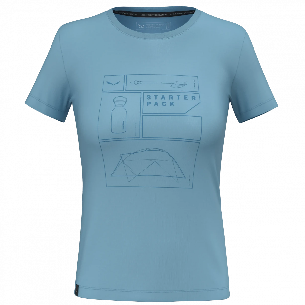 Salewa Eagle Pack Dry T-Shirt - Women's-- Chenille Brocade Lace