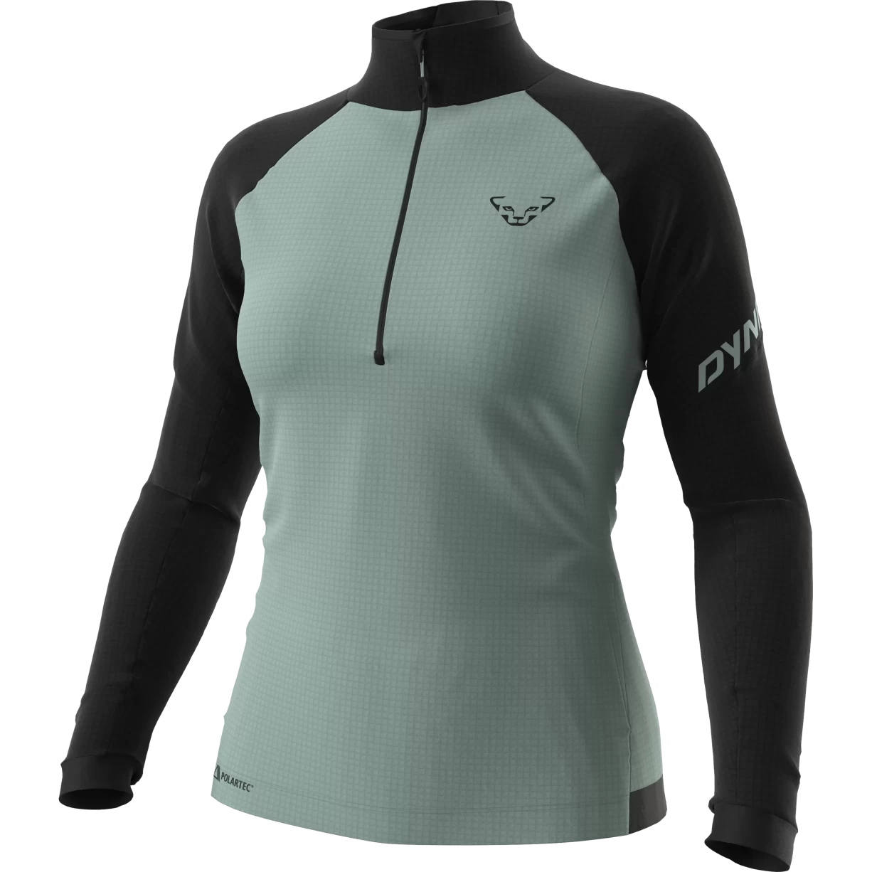 Dynafit Speed PTC 1/2 Zip Longsleeve Shirt - Women's-- Graphic T-Shirt Round Neck Polyester Dynafit Speed PTC 1/2 Zip Longsleeve Shirt - Women's-- Graphic T-Shirt Round Neck Polyester