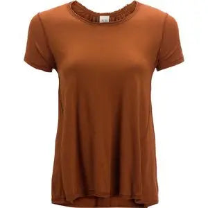 Free People Its Yours T-Shirt-- Faux Fur Fabric Real Fur Fabric Shearling Fabric