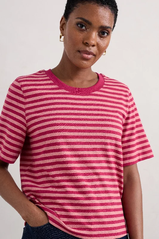 Seasalt Copseland T-Shirt in Mini Cornish Charm Wild Rose-- Nylon Fabric Polyester Fabric Spandex Fabric Seasalt Copseland T-Shirt in Mini Cornish Charm Wild Rose-- Nylon Fabric Polyester Fabric Spandex Fabric