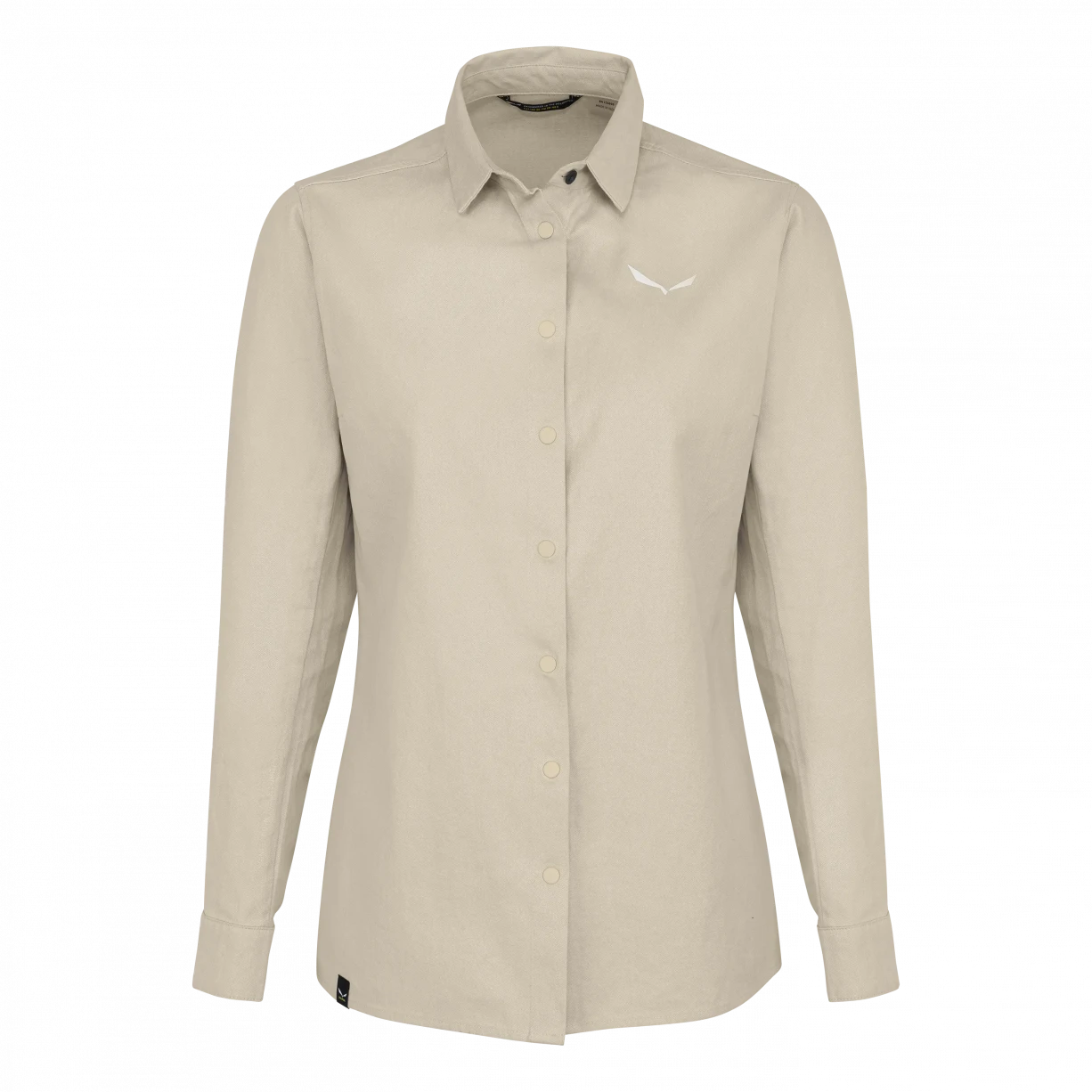 Salewa Fanes Hemp Long Sleeve Shirt - Women's-- V-Neck T-Shirt Long Sleeve Cotton