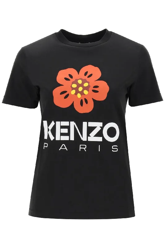 Kenzo Women's Boke Flower Printed T-Shirt-- Zippered Front Buttoned Front Snap Front Kenzo Women's Boke Flower Printed T-Shirt-- Zippered Front Buttoned Front Snap Front