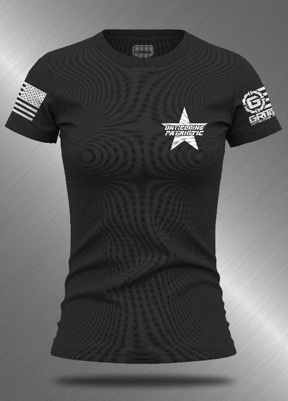 Unyielding Patriotic Star RELAXED T-Shirt-- Cozy Warm Stylish