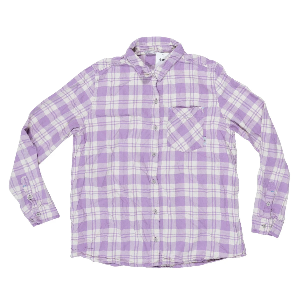 Stio Dovetail Lightweight Flannel Shirt - Women's-- Polka Dot Checkered Tartan