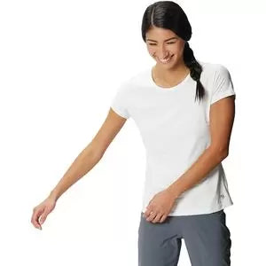 Mountain Hardwear Mighty Stripe Short-Sleeve T-Shirt-- Knit Fabric Woven Fabric Fleece Fabric Mountain Hardwear Mighty Stripe Short-Sleeve T-Shirt-- Knit Fabric Woven Fabric Fleece Fabric