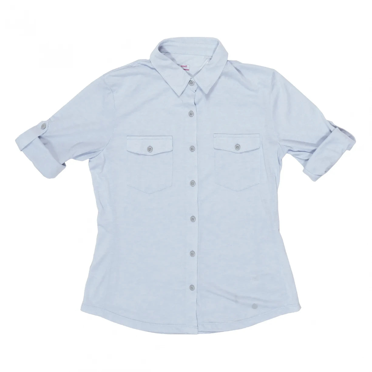 Stio Divide Short Sleeve Shirt - Women's (SAMPLE)-- Hooded Caped Shawl Collar