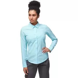 Simms Isle Long-Sleeve Shirt-- Ribbed Striped Patterned