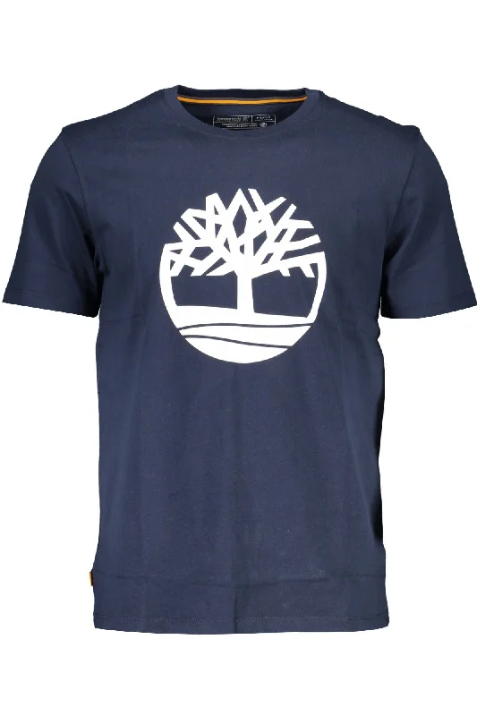 Blue Cotton Men T-shirt-- Elasticated Padded Insulated