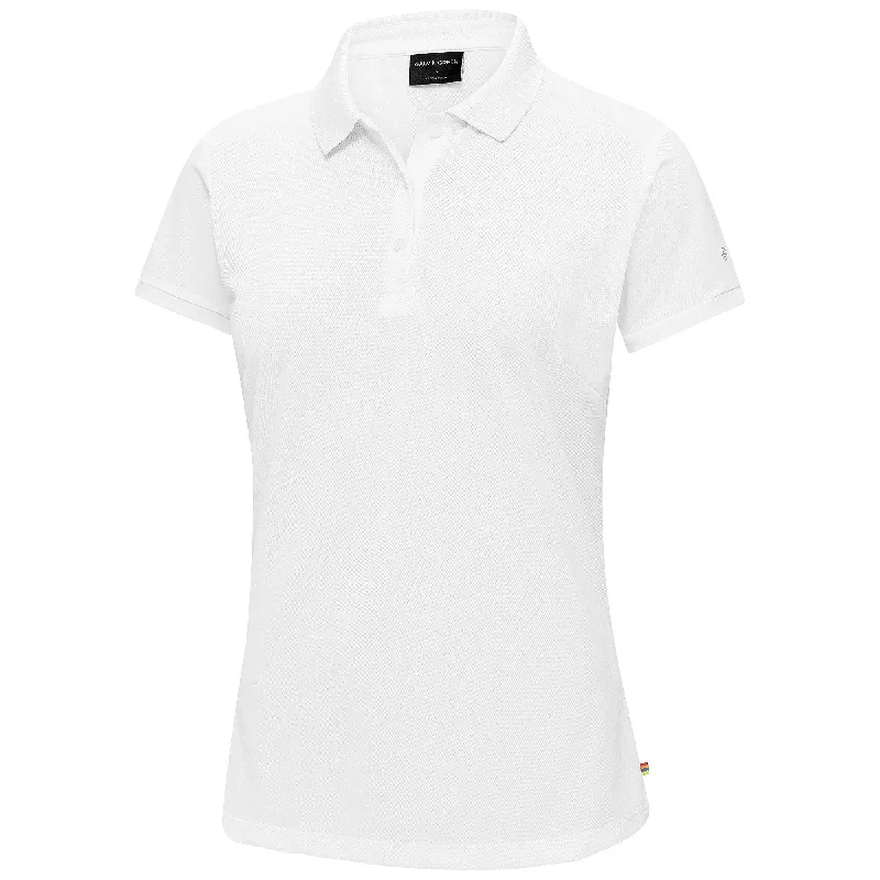 Mireya - Breathable short sleeve golf shirt-- Rayon Velvet Corduroy
