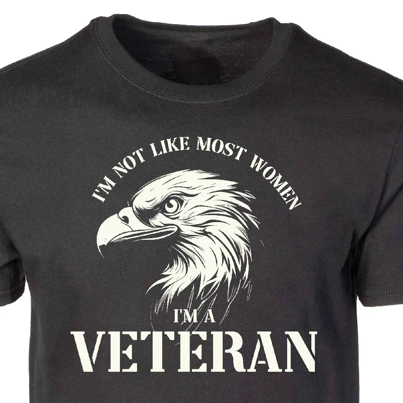 I'm Not Like Most Women I'm A Veteran T-shirt-- Rayon Fabric Velvet Fabric Corduroy Fabric I'm Not Like Most Women I'm A Veteran T-shirt-- Rayon Fabric Velvet Fabric Corduroy Fabric
