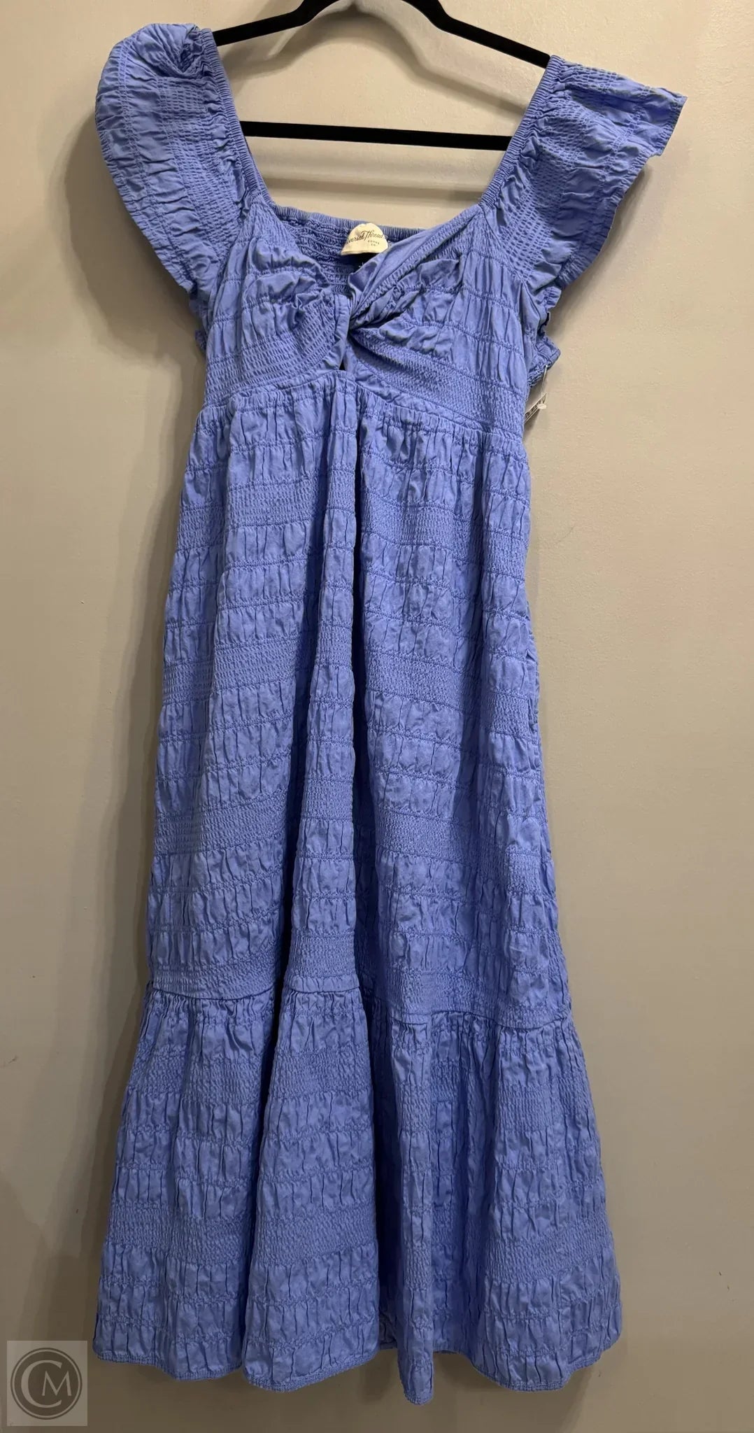 Dress Casual Midi By Universal Thread In Blue, Size: L Tunics Vintage classic