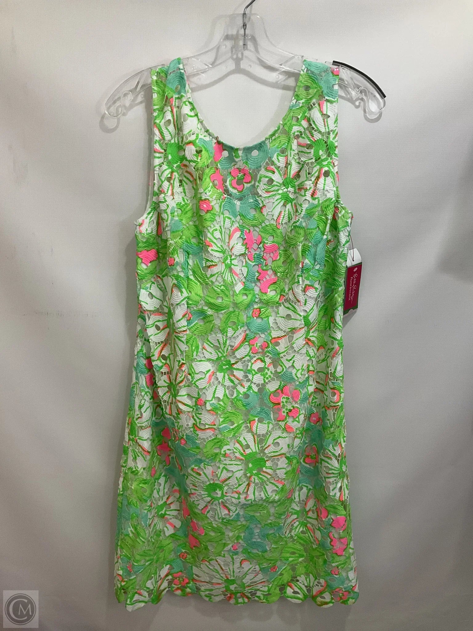 Dress Casual Short By Lilly Pulitzer In Green, Size: 14 Tunics Leisure comfortable