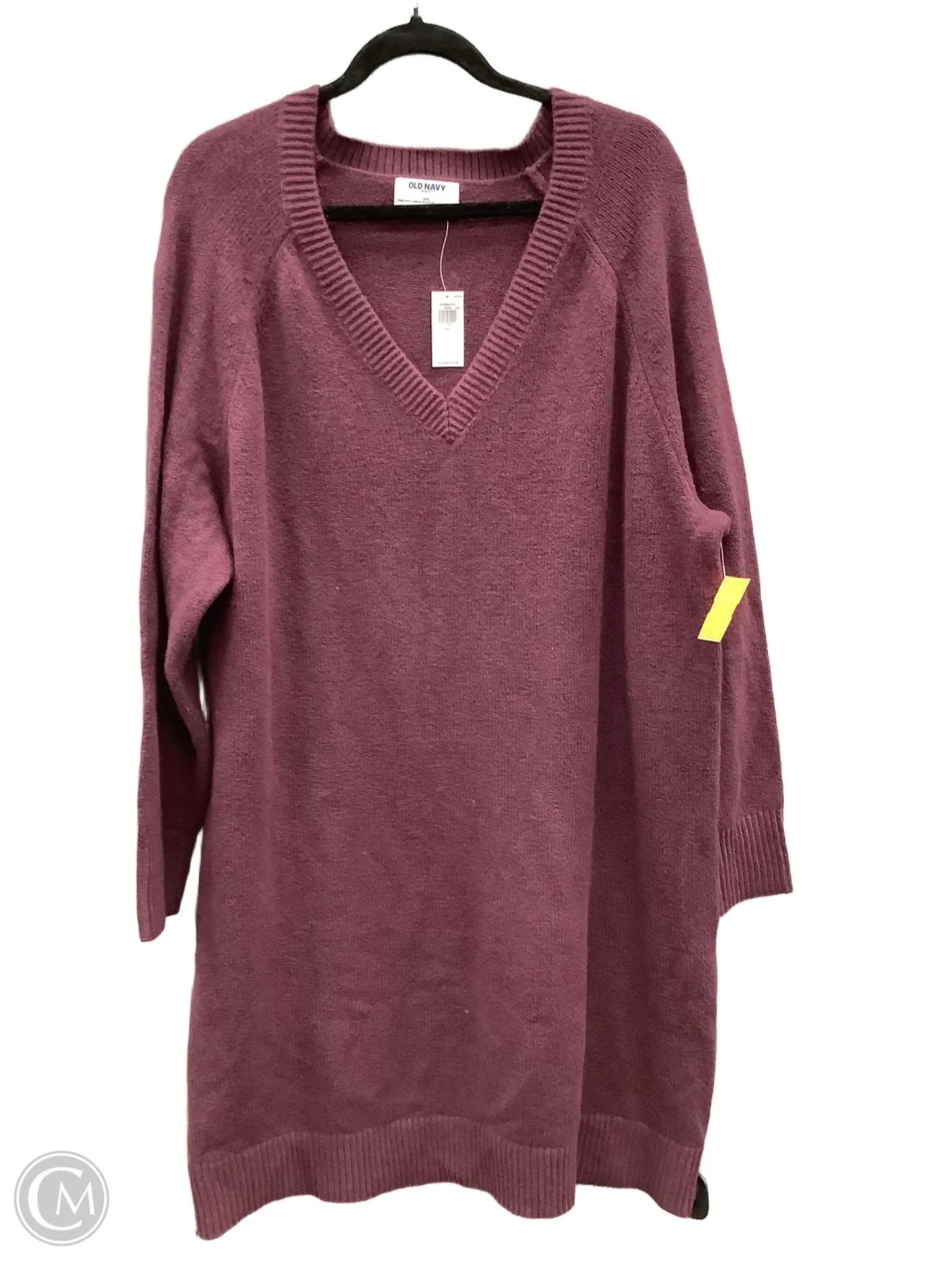 Dress Sweater By Old Navy In Purple, Size: Xxl Tunics Business professional