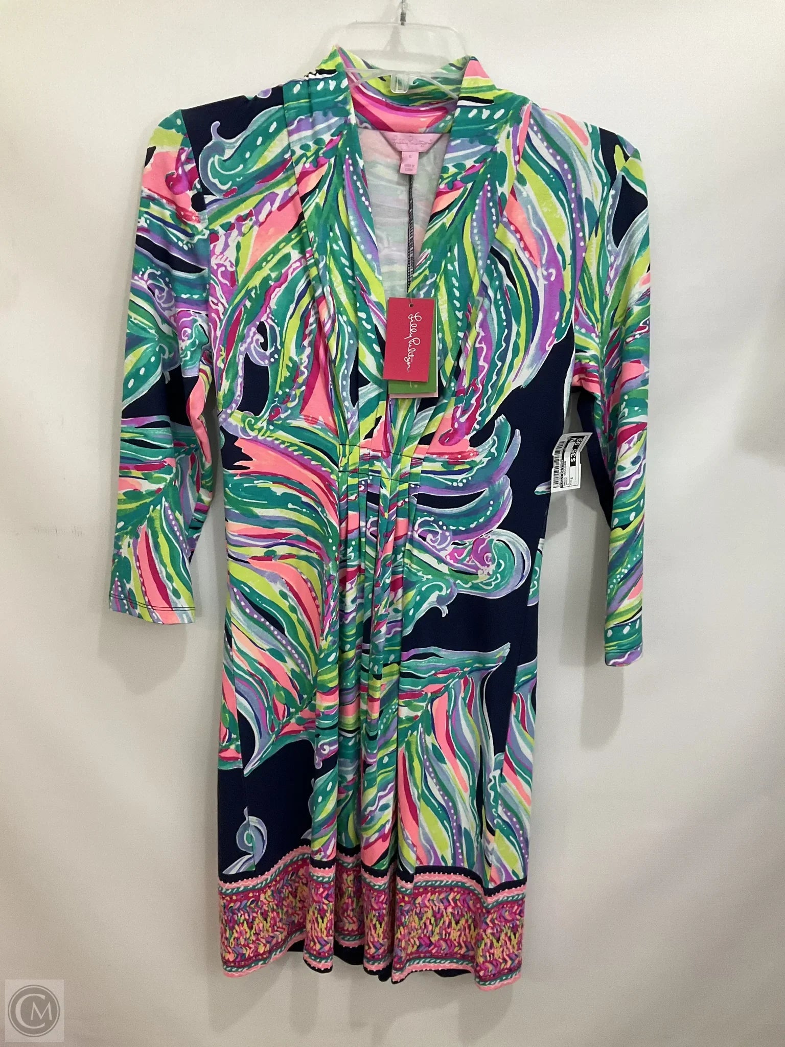 Dress Designer By Lilly Pulitzer In Green, Size: S Tunics Travel practical