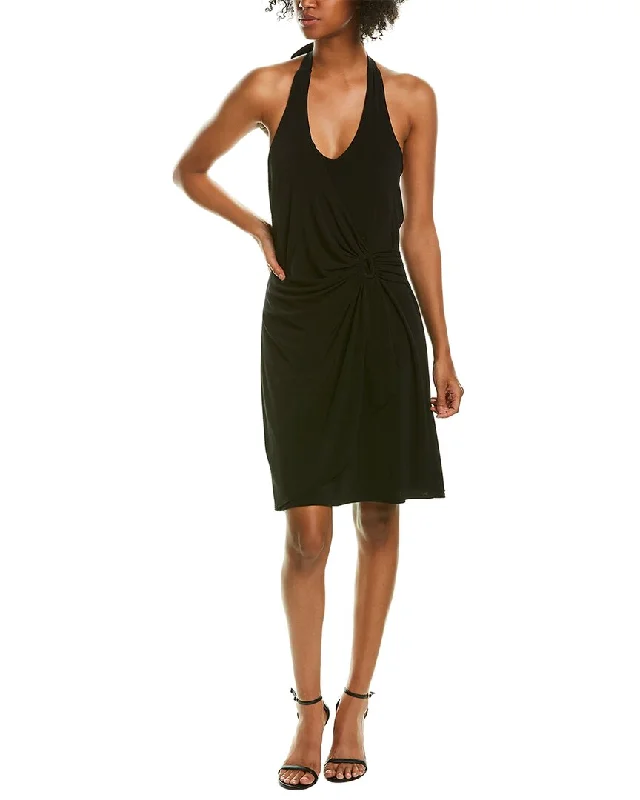 Tommy Bahama Clara Solid Halter Mini Dress Tunics Cozy comfortable