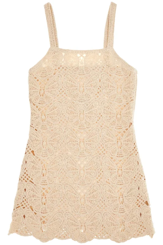 By Malene Birger Women's Crochet Fall Mini Dress Tunics Exclusive limited