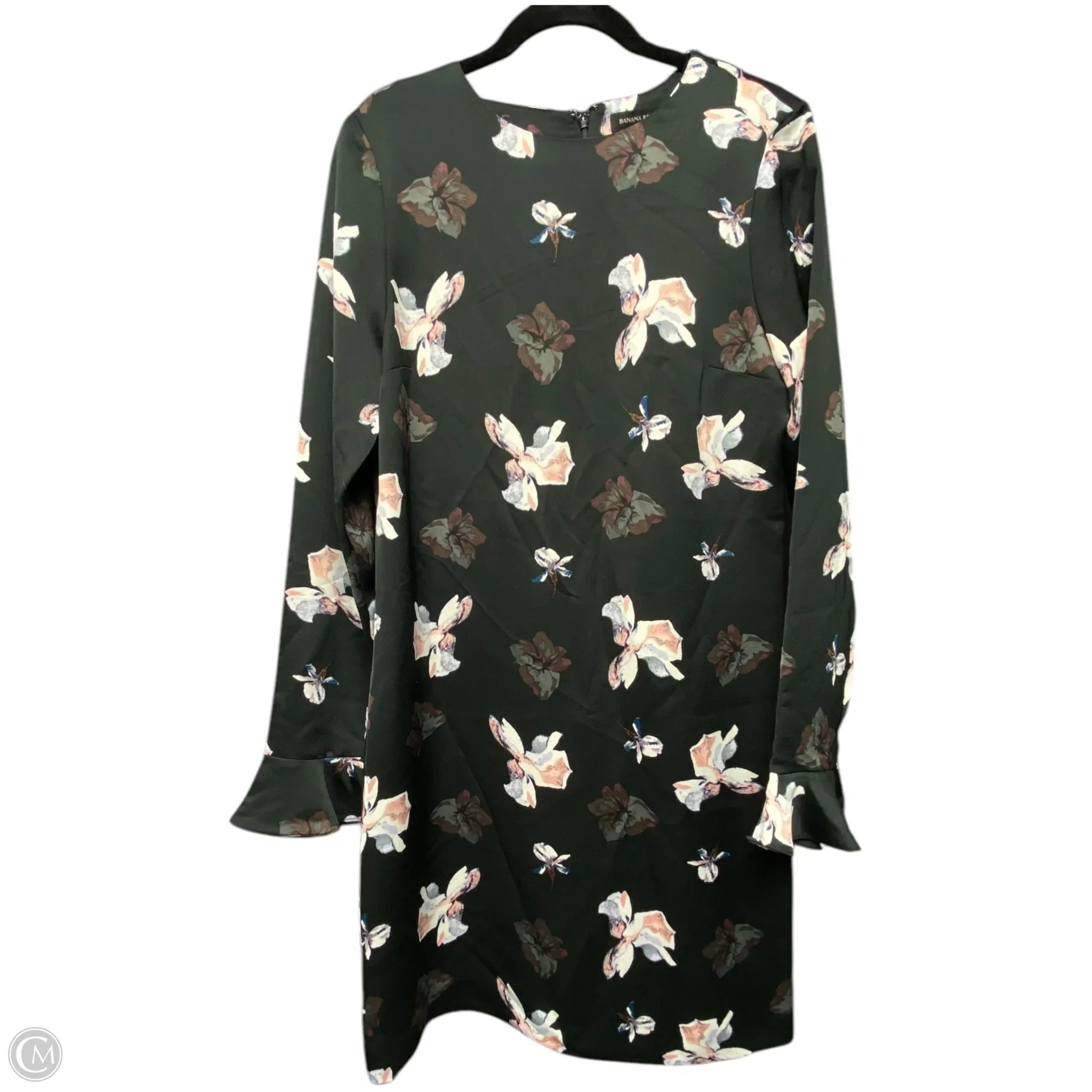 Dress Casual Short By Banana Republic In Floral Print, Size: 6 Tunics Chinos classic