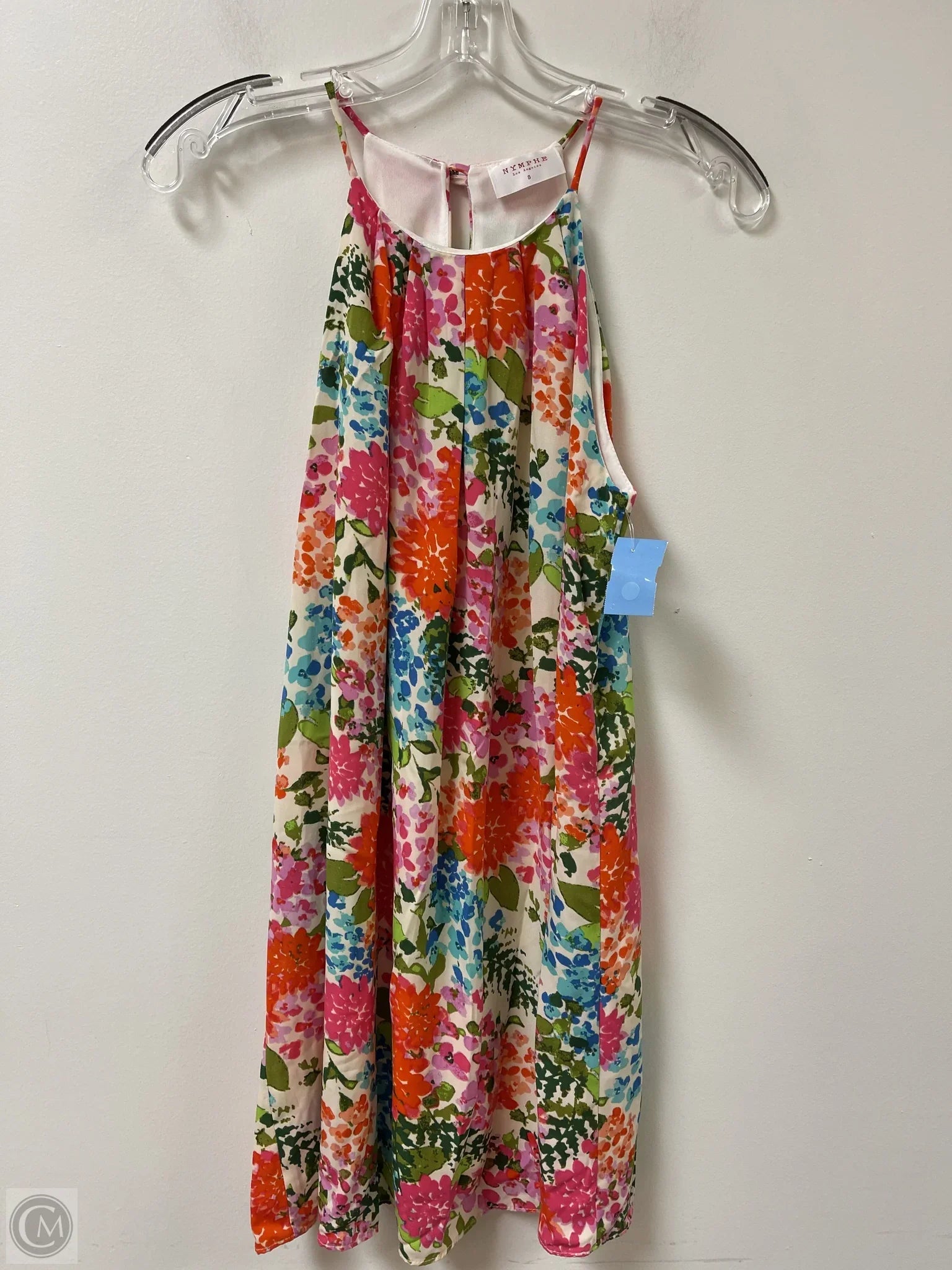 Dress Casual Short By Nymphe In Floral Print, Size: S Tunics Stylish elegant