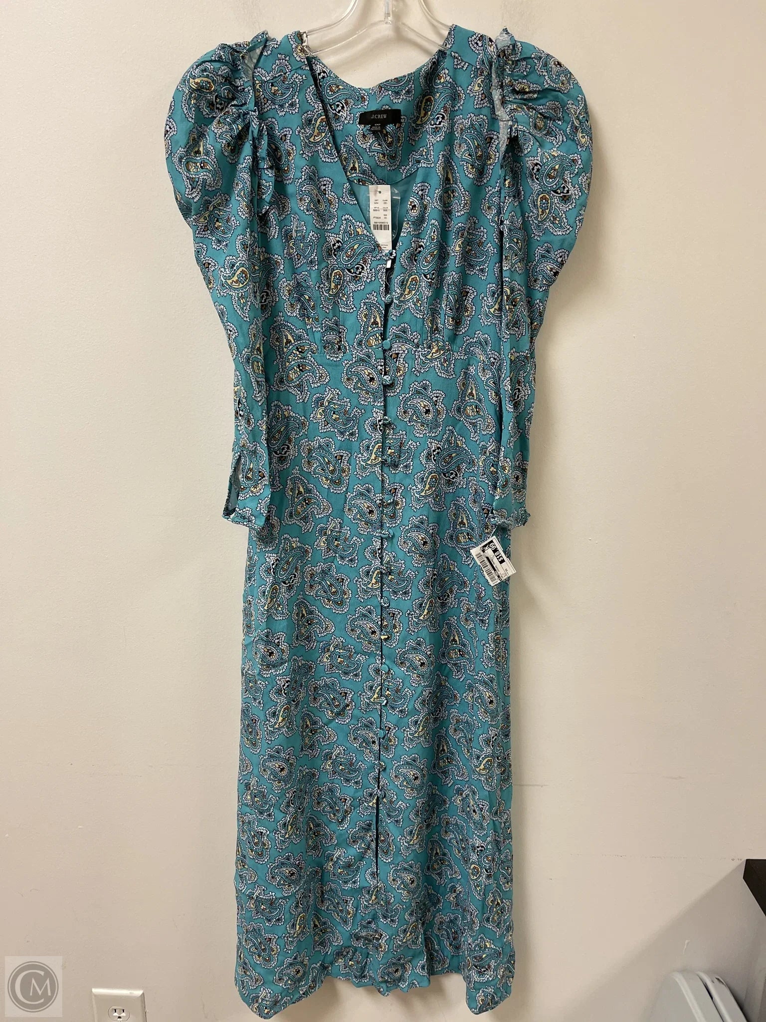 Dress Casual Maxi By J. Crew In Blue, Size: Xs Tunics Sophisticated sleek