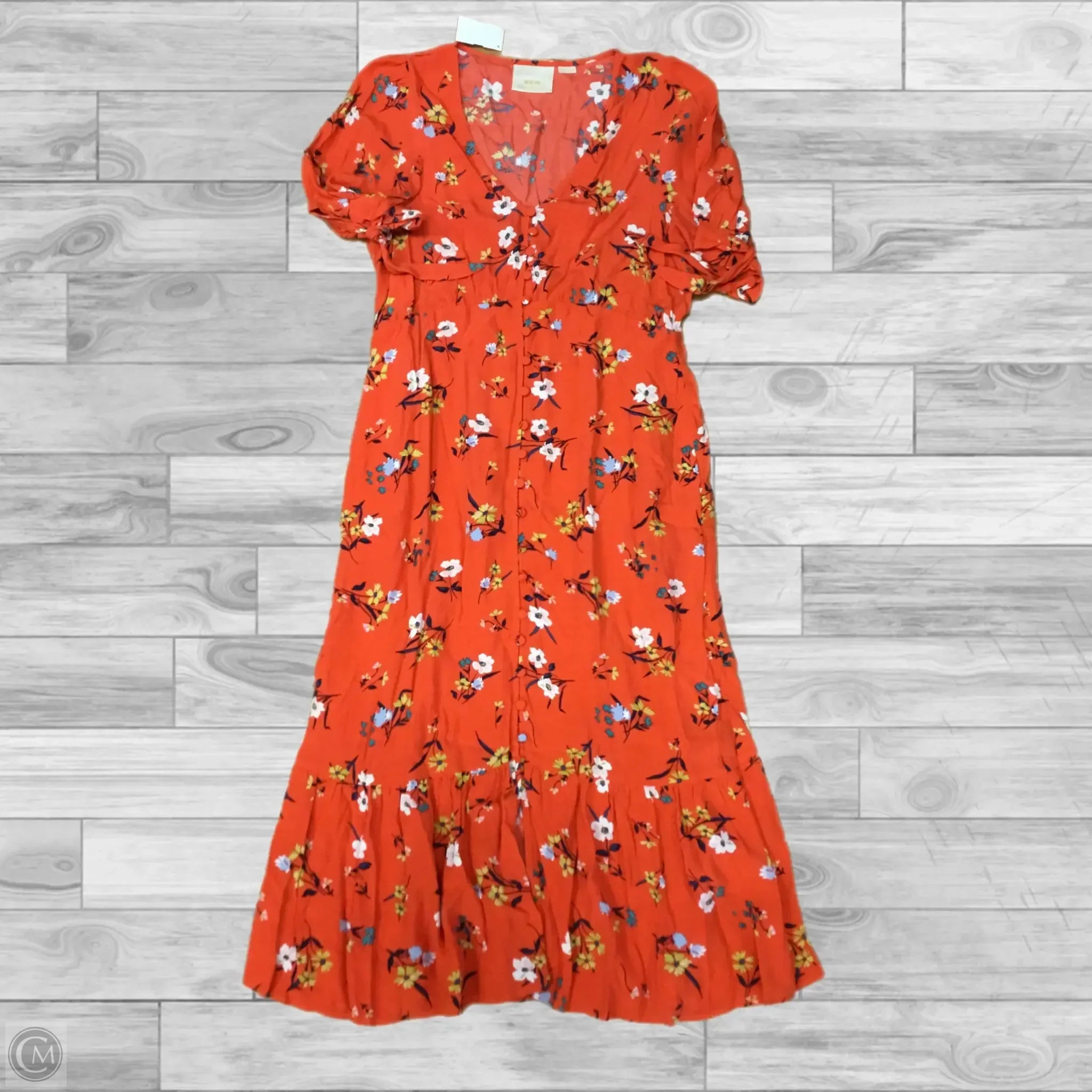 Dress Casual Maxi By Maeve In Floral Print, Size: 6 Tunics Modern contemporary