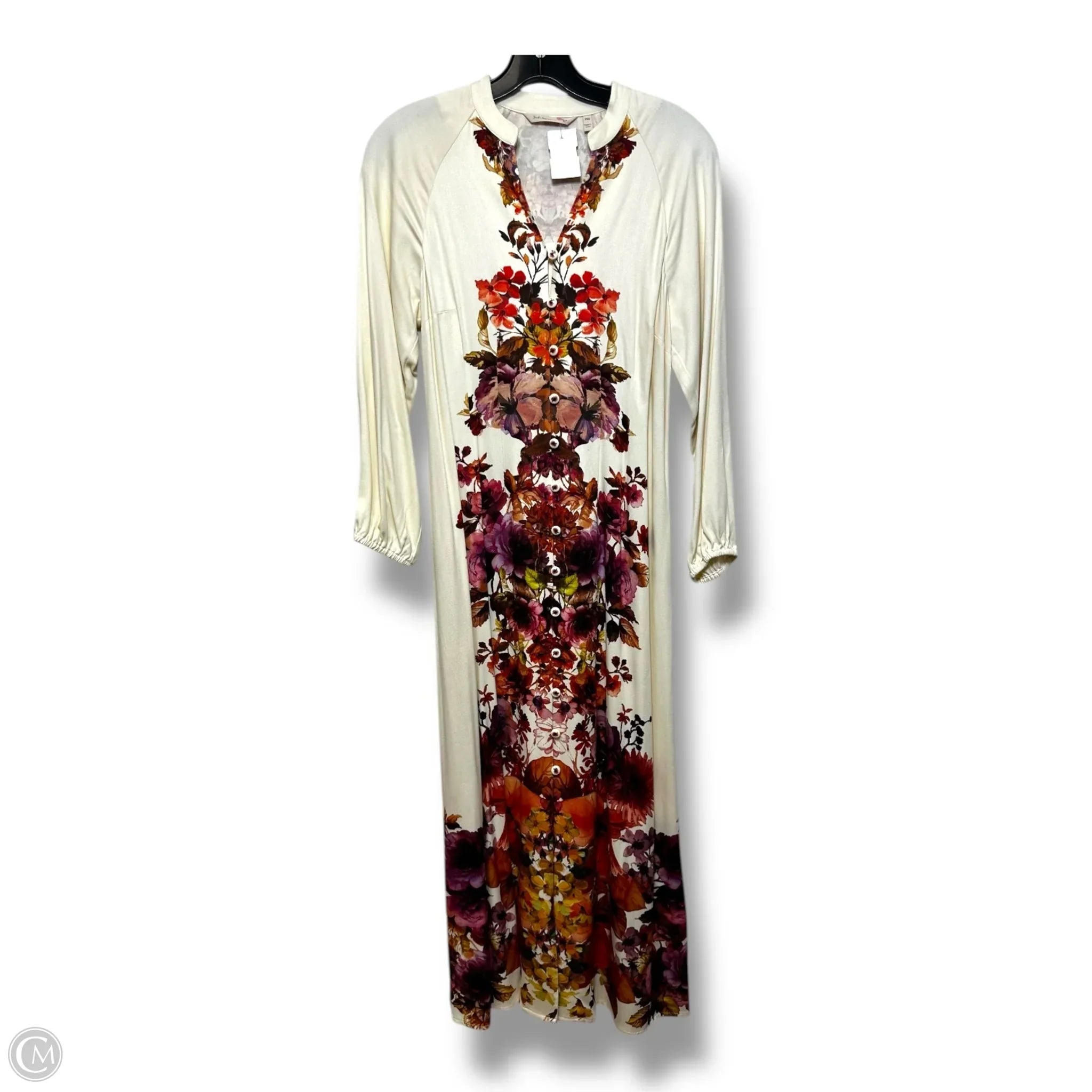 Dress Casual Maxi By Soft Surroundings In Ivory, Size: Xs Tunics Long Elegant