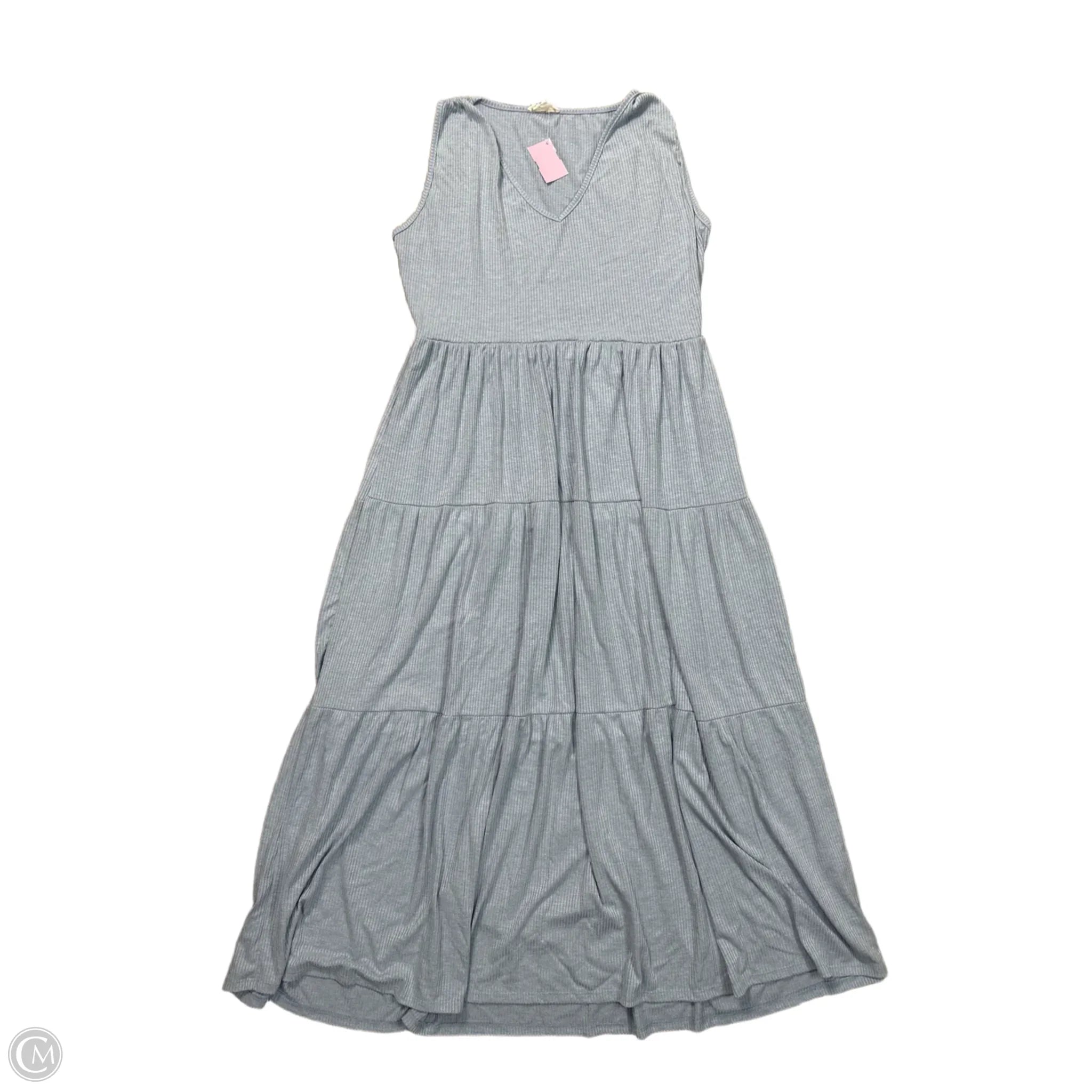 Dress Casual Maxi By See You Monday In Blue, Size: Xl Tunics Evening elegant