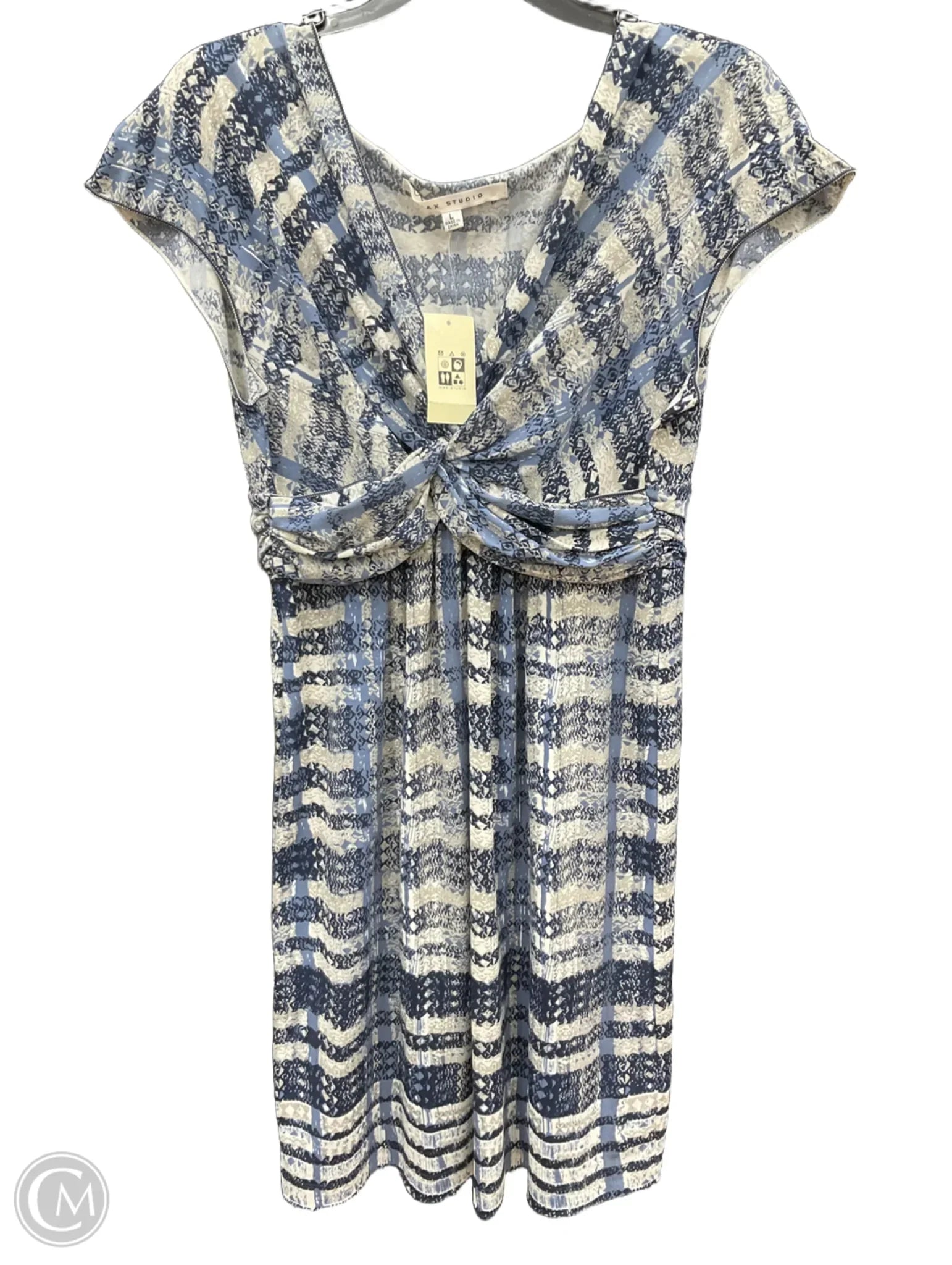 Dress Casual Midi By Max Studio In Blue, Size: L Tunics Formal black
