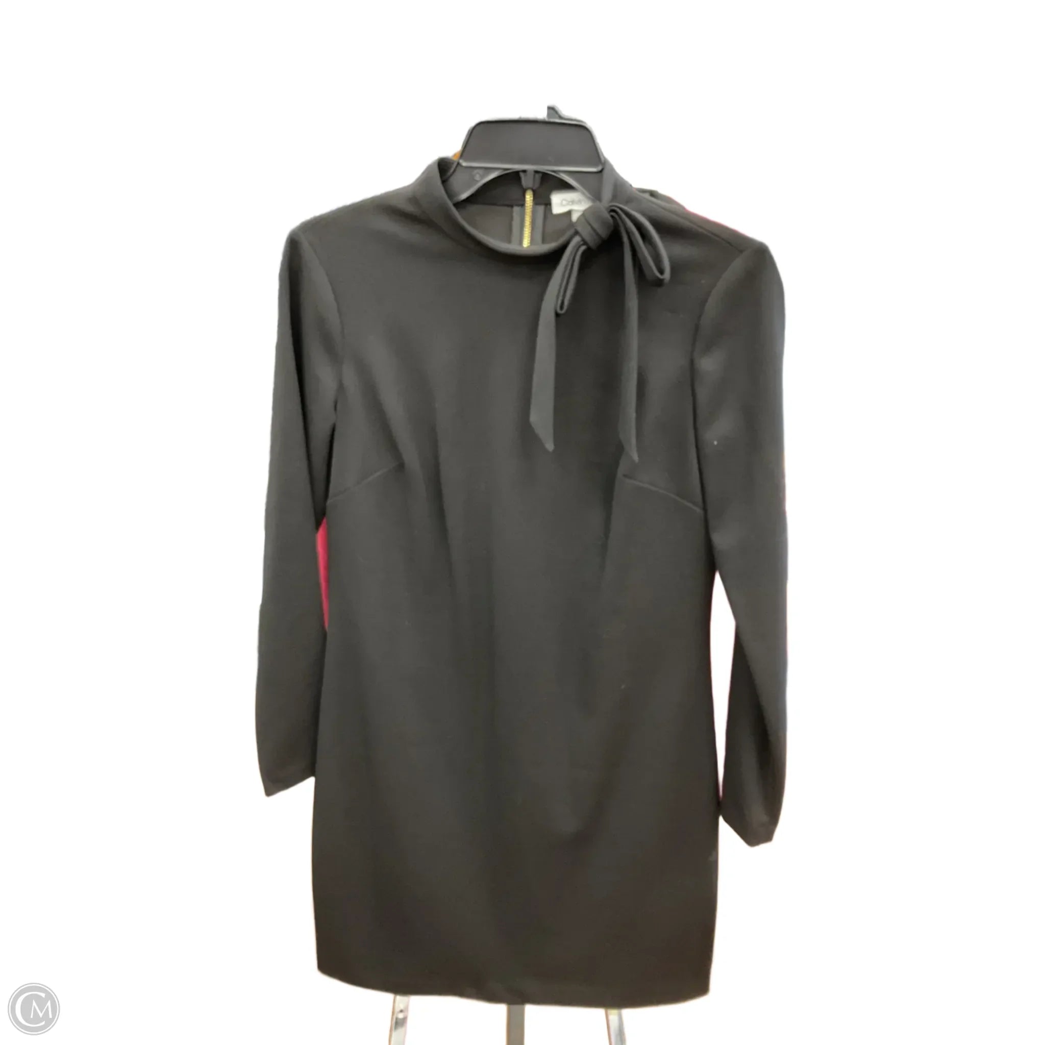 Dress Casual Midi By Calvin Klein In Black, Size: 6 Tunics Yoga stretchy