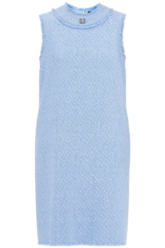 Dolce & Gabbana Women's 'S Tweed Mini Dress Tunics Polka dots