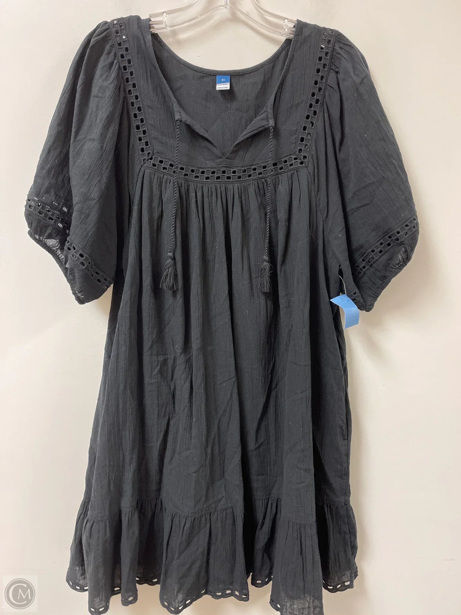 Dress Casual Short By Old Navy In Black, Size: Xl A-Line Day Work