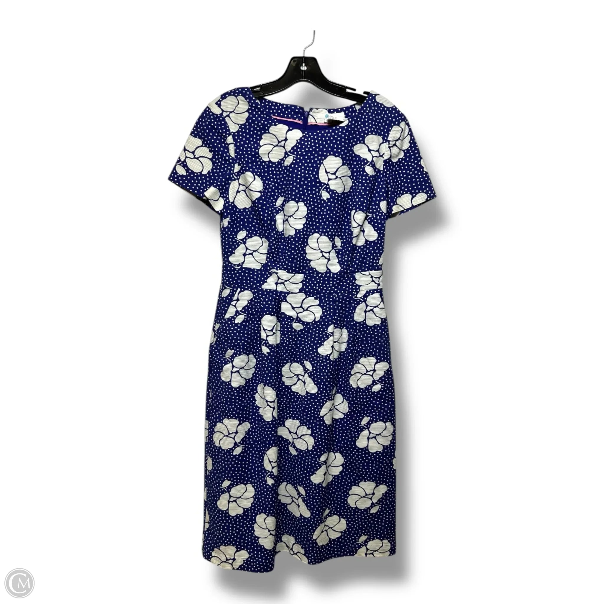 Dress Casual Short By Boden In Blue, Size: 6L Tunics Bridal satin
