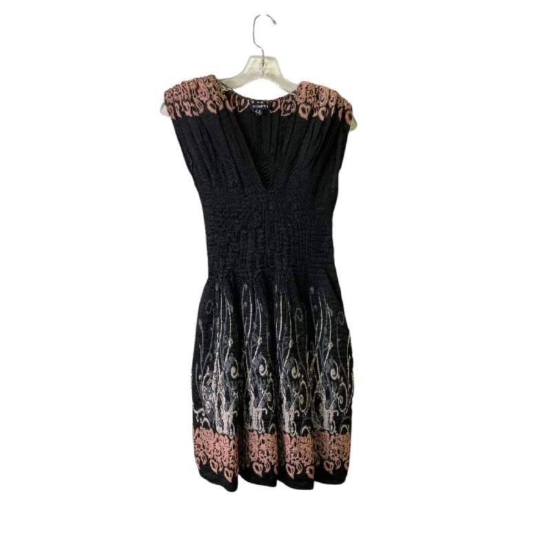 Dress Casual Short By Max Edition In Black & Pink, Size:M A-Line Day Work