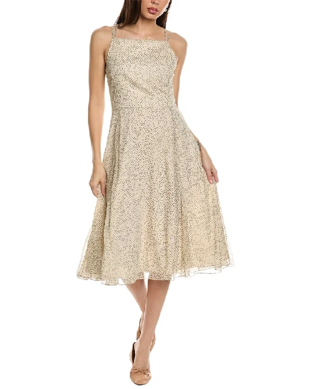 Theory Silk Midi Dress Tunics Sophisticated sleek