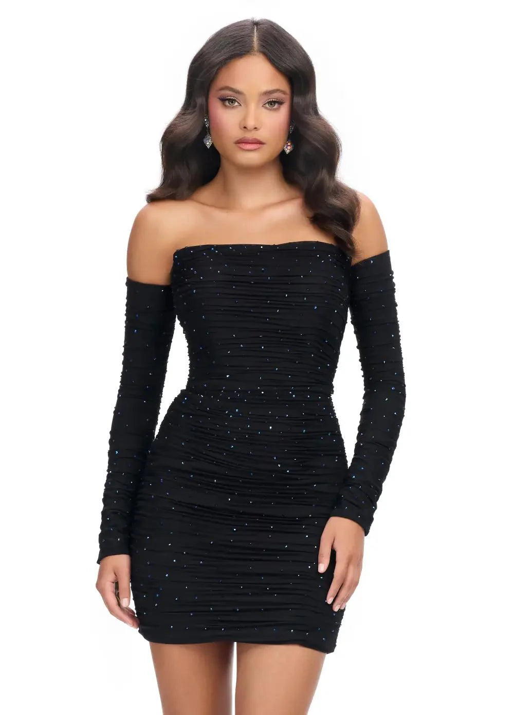 Dana Mini Dress Modern Satin Mini Dress