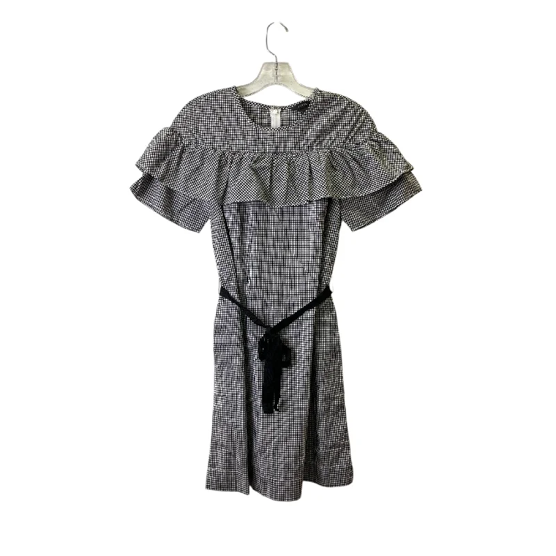 DRESS CASUAL SHORT by J. CREW In BLACK & WHITE, Size: XS Tunics Spring floral