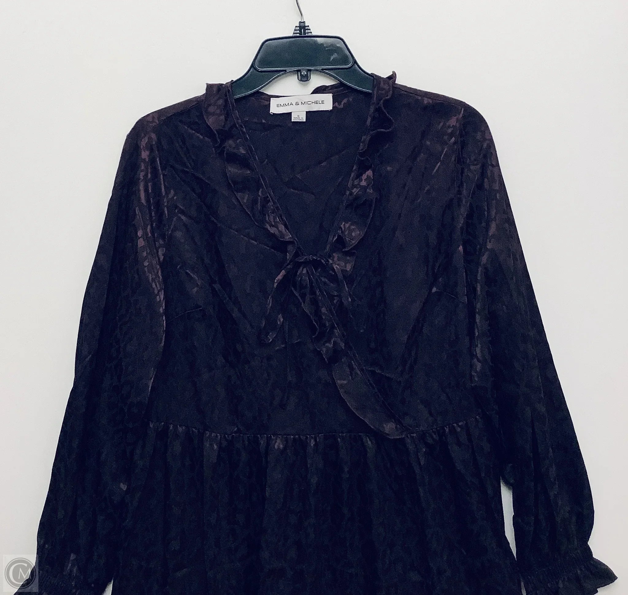 Dress Casual Short By Emma And Michele In Purple, Size: S Tunics Velvet soft
