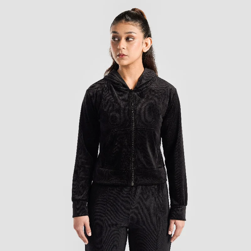 Swift Flow Hoodie (Black) Hoodie with Distressed Vintage Worn