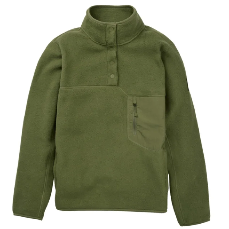 Burton Cinder Womens Fleece Pullover 2024 Polo Neck Sweater