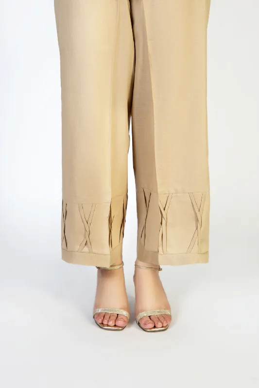 Dyed Cambric Trouser Trousers Floral Bohemian