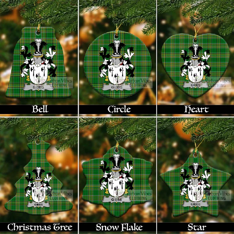 Gibbs Irish Clan Tartan Christmas Ceramic Ornament with Coat of Arms Bomber Jacket Denim Jacket Leather Jacket Gibbs Irish Clan Tartan Christmas Ceramic Ornament with Coat of Arms Bomber Jacket Denim Jacket Leather Jacket