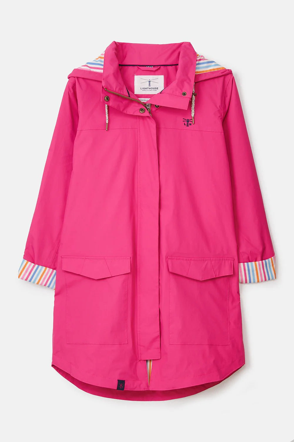 Lighthouse Rebecca Coat Azalea Pink Three-Quarter Sleeve Elbow Sleeve Wrist Sleeve