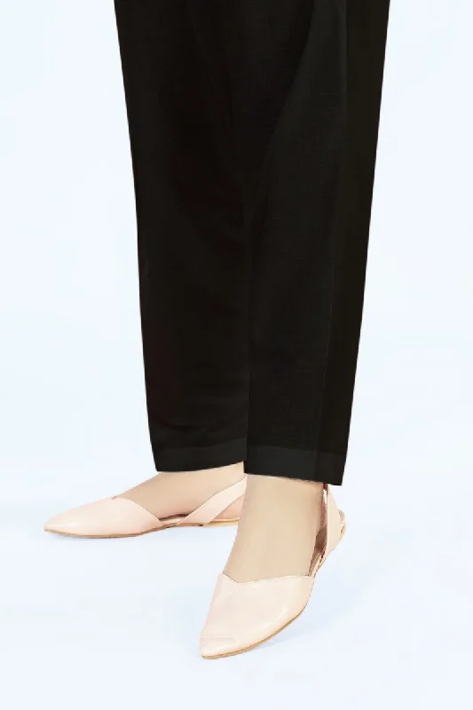 Cotton Trouser TR-1004 Black Trousers Capri Summer