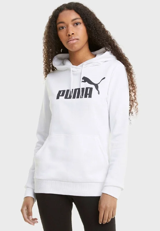 Essential Logo Hoodie Hoodie with Hem Contrast Bold Stylish