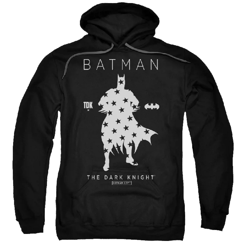 Batman Star Silhouette - Pullover Hoodie Turtleneck Warm Pullover