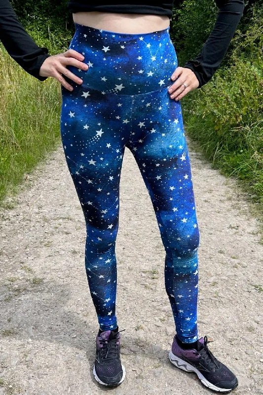Waves & Wild Women's Jupiter Leggings Comfortable Wide-Band Leggings