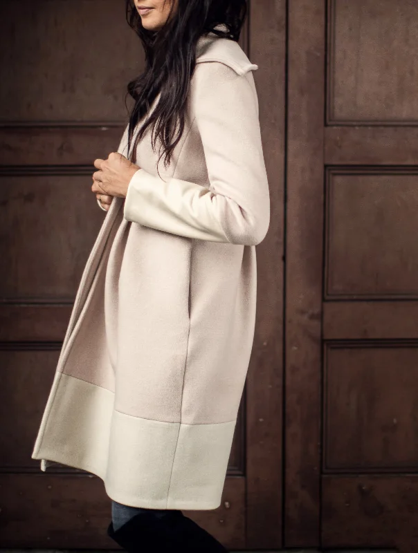 Champagne Wool Coat Coat Overcoat Trench Coat