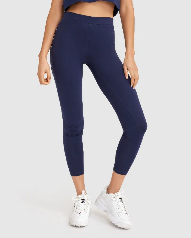 Women's Fox Glove Legging Elegant Printed Leggings with Pockets
