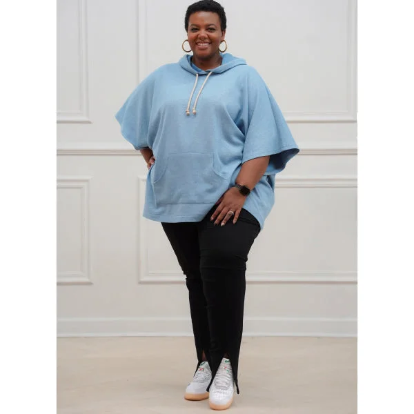 Simplicity Hoodies and Leggings S9637 Cozy Mid-Rise Workout Leggings