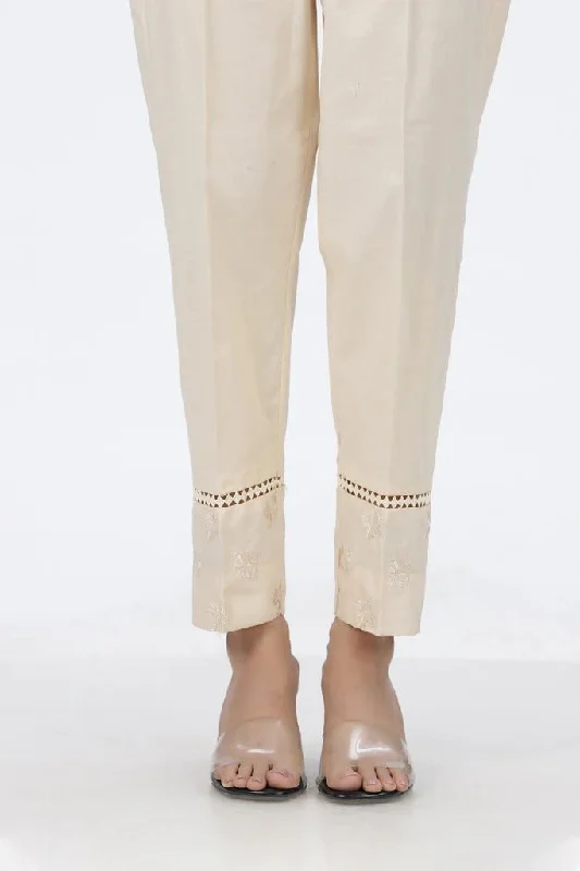 Lakhany 01 Piece Cambric Trousers LSM-T-2528-Beige Trousers Chinos Classic